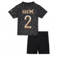 Dres Paris Saint-Germain Achraf Hakimi #2 Rezervni za djecu 2023-24 Kratak Rukav (+ kratke hlače)